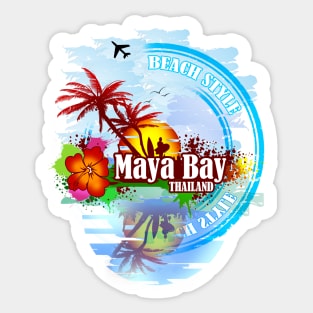 Maya Bay Thailand Sticker